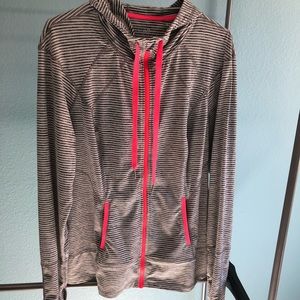 Zipper front lightweight hoodie
